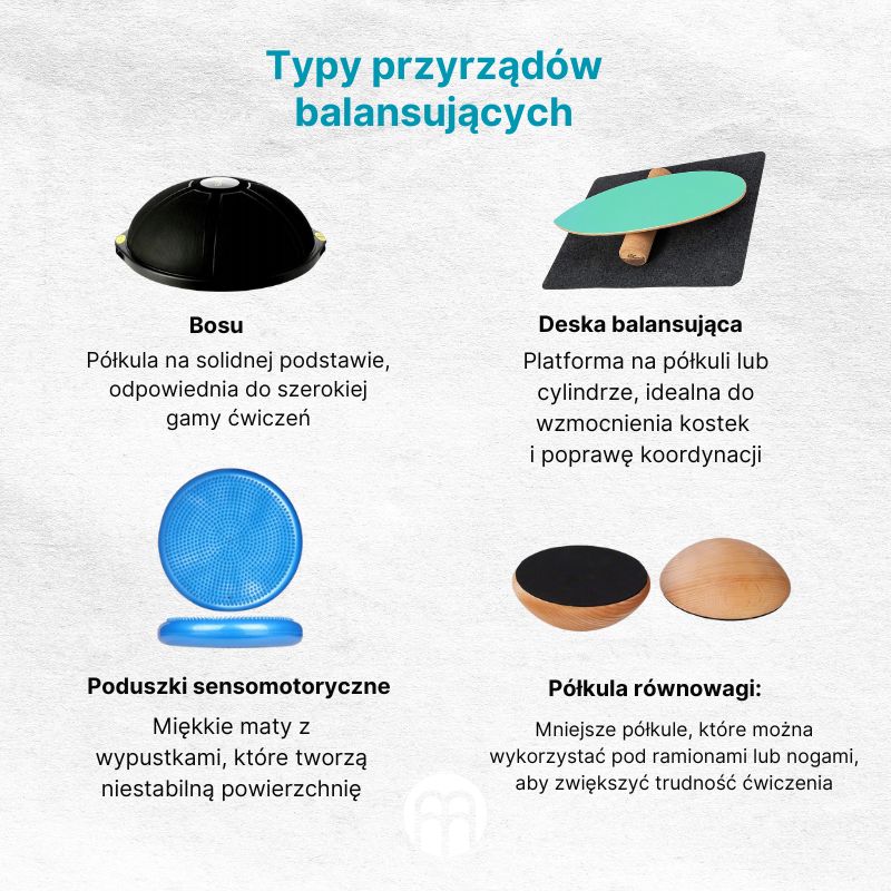 (Polština) Typy Balančních Pomůcek